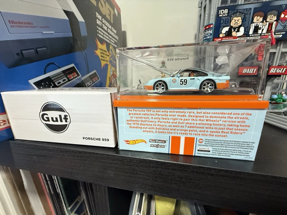 Hot Wheels RLC Exclusive Porsche 959 Gulf Novo/selado na caixa - Imagem 2 de 4