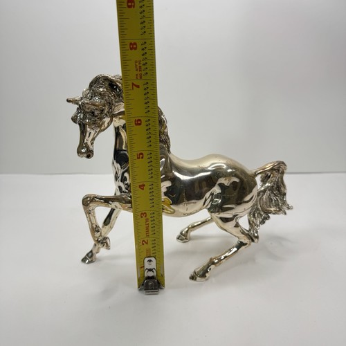 Laminato AG Prancing Horse 925 Sterling Silver Plated Figurine Italian SIGNED - Picture 22 of 22