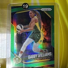 FREE SHIP 2025 Panini WNBA Prizm Green Gabby Williams #77 Seattle Storm