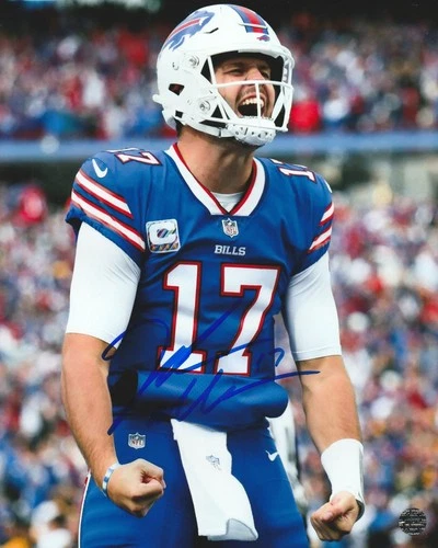 Josh Allen Autographed Signed Buffalo Bills 8x10 Photo COA/Matching Hologram