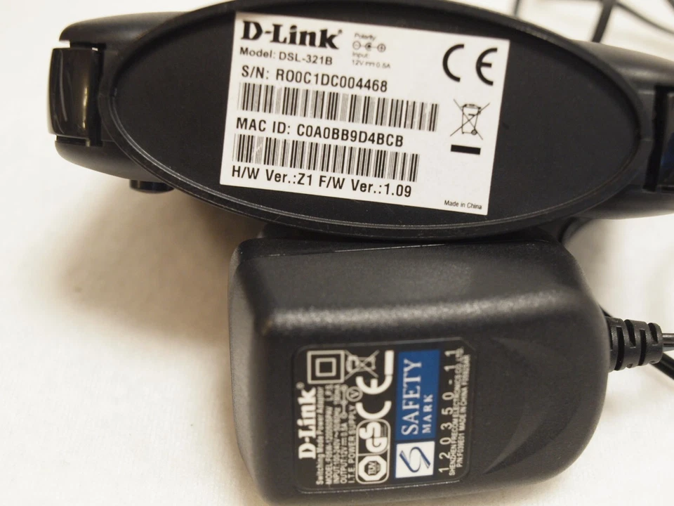 D-Link ADSL2+ Modem DSL 321B DSL-321B DLINK D Link - Bild 3 von 3