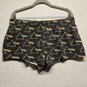 Perryscope Productions Pink Floyd Shorts Women s Size L Dark Side 88147