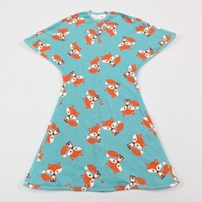Zipadee Zip Sleeping Baby Swaddle Fleece Medium 6-12 Months Fox Novelty Print