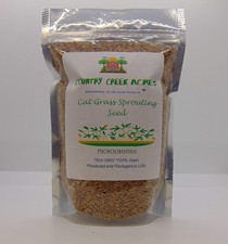 Cat Grass Seeds - Non-GMO Wheatgrass for Cats, Easy Grow Healthy Greens, 4oz