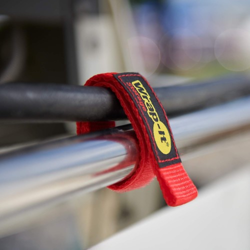 Quick-Strap Cord Wraps, 9 inch (12 Pack) Red - Hook and Loop Strap, Extension... - 第 7/7 張圖片