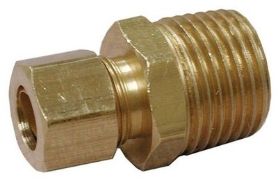 JONES STEPHENS C74070LF COMP CONNECTOR 1/2'' BRASS COMPRESSION x MNPT