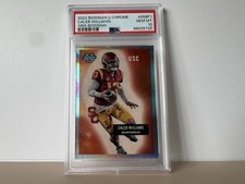 Caleb Williams 2023 Bowman U Chrome - 1955 Bowman Football #55BF-1 (RC) PSA 10