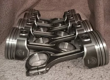 Chevy 350 Forged Rods And Hypereutectic Pistons, 4.030 Flat Top