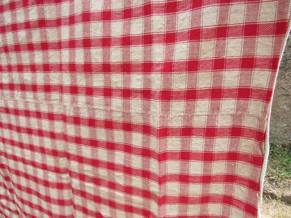 Ancienne Housse d'édredon - Tissus Traditionnel Alsacien KELSCH Lin - 157 x 132 - Photo 4/4