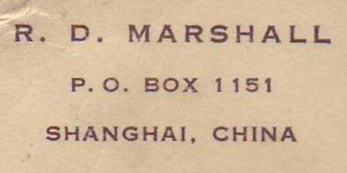 SHANGHAI / CHINA - BRITISH FIELD PO Cover 25 MR 1927 Via HONG KONG to US w SEALS - Bild 4 von 5
