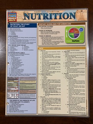 Barcharts Nutrition Quick Study Guide