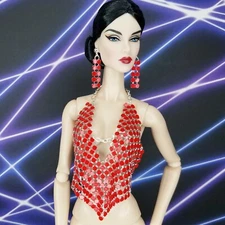 PICK YOUR COLOR METAL MESH 3 WAY TOP Fashion Royalty NuFace Integrity Toys Doll