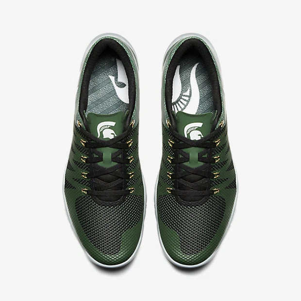 Nike Free Trainer 5.0 V6 AMP Michigan State Men\'s Shoes Sneakers Green Size 12.5 Nike Free Trainer 5.0 V6 AMP Michigan State for Sale  main image 2