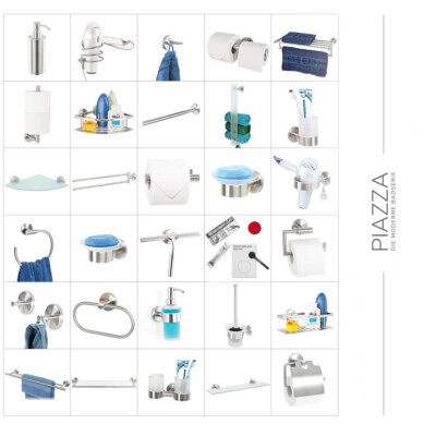 Bremermann Ventosa Handtuchring - Saugnapf Halterung Ohne Bohren, Max. 2 Kg Belastung