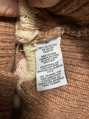 Celebrity Cropped Cardigan Women’s Large Long Sleeve Pink Sweater NWT - Picture 5 of 6