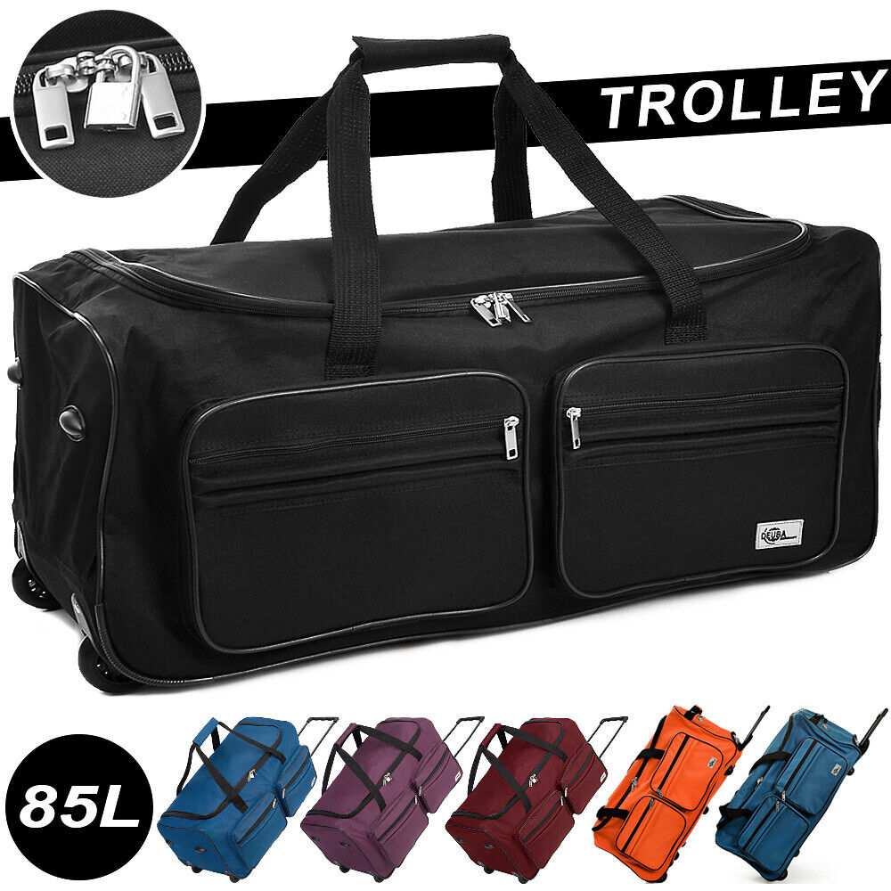 DEUBA® Reisetasche Sporttasche 85 Liter Trolley Reise Tasche Koffer Farbwahl