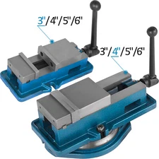 3-6'' Bench Clamp Lock Vise with/without 360° Swivel Base Milling Machine