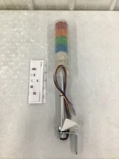 SCHNEIDER ELECTRIC XVC6B45S Tower Light Assembly: 4 Tier, Blue/Green/Orange/Red