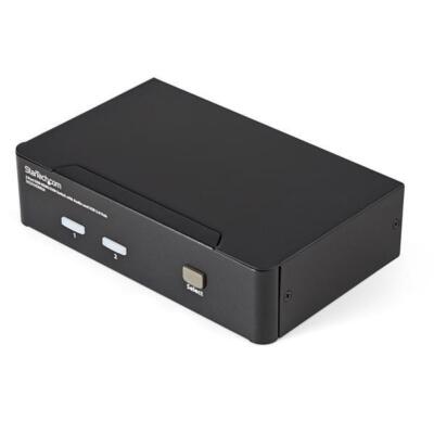 StarTech.com HDMI USB KVM Switch 2 Port mit Audio und USB 2.0 Hub (2 Port USB HDM
