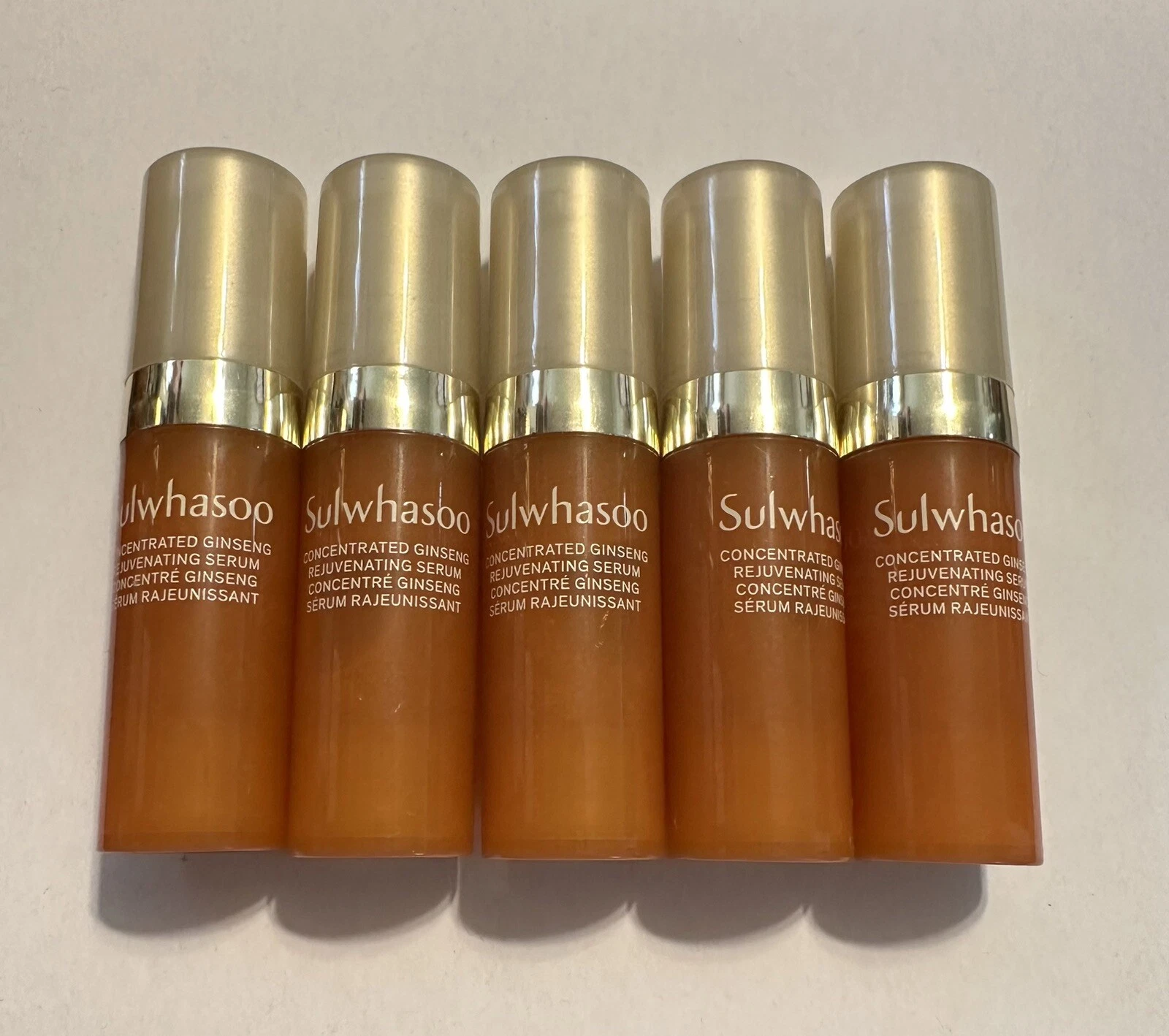 2024 New Sulwhasoo Concentrated Ginseng Rejuvenating Serum 5ml X 5 Pcs