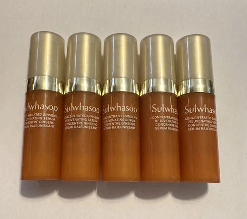 2024 New Sulwhasoo Concentrated Ginseng Rejuvenating Serum 5ml X 5 Pcs