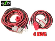 4 GAUGE 20 FT & 6 FT UNIVERSAL QUICK CONNECT WIRING KIT, TRAILER MOUNTED WINCH
