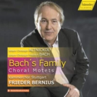 FRIEDER BERNIUS: BACHS FAMILY CHORAL MOTETS - CD *BRAND NEW*