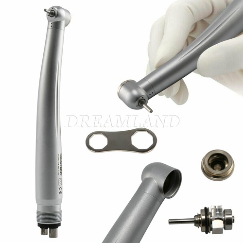 Pieza de mano dental (generador eléctrico LED) de alta velocidad turbina de aire de empuje 4 orificios estilo NSK - Imagen 23 de 66
