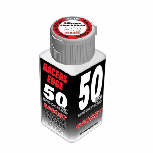RACER EDGE 50 Weight, 640cSt, 70ml 2.36oz Pure Silicone Shock Oil # RCE3250 - Picture 2 of 2
