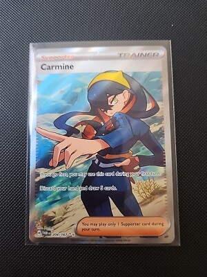 Carmine 204/167 FULL ART, Twilight Masquerade Pokemon Card, NM/M, Pack  Fresh | eBay