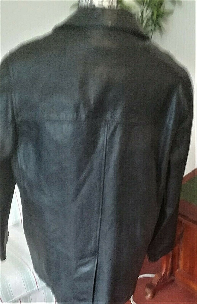 Manteau Cuir Redskins Taille 50/52 – Cuir Agneau, Mi-long, Comme Neuf, Homme/femme
