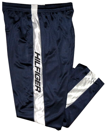 TOMMY HILFIGER TRACK PANTS XL FITS 36 to 40 MESH MENS GYM BASKETBALL