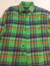 Polo Ralph Lauren VINTAGE Camping Cotton Flannel Workwear Rancher Men's Shirt S