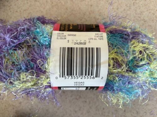 Patons Cha Cha Super Bulky Eyelash Yarn - 6 Skeins "Vegas" - Ships Free! - Picture 3 of 3