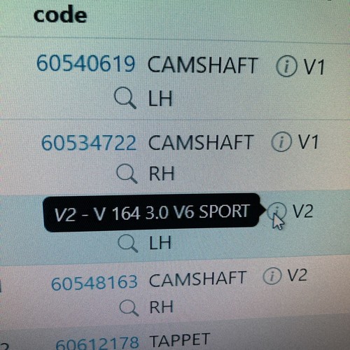 60548164 Alfa Romeo 164 3.0 12v S / Q Camshaft - Right Side - Also For SZ RZ - Picture 13 of 13