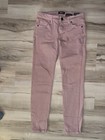 WOMENS BUFFALO DAVID BITTON PINK AUBREY MID RISE SKINNY JEANS ANKLE SIZE 4 ANKLE — photo 1