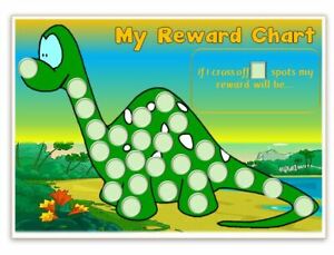 Dinosaur Reward Chart And Stickers