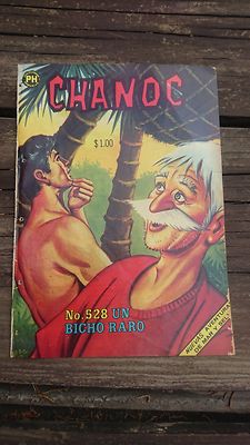 VTG 1969 MEXICAN COMIC CHANOC # 528 ''UN BICHO RARO'' ED. HERRERIAS