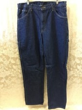 Carpenter 36 x 34 Denim 100 Cotton Workwear Y2K Mexico dark Vintage Dickies