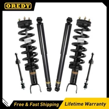 4WD Front Struts Spring + Rear Shocks + Sway Bar Links for 09-18 Dodge Ram 1500