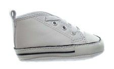 Converse First All Star Hi Chuck Taylor Leather Kids-Infant Shoes White 81229