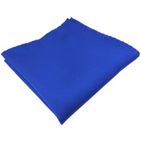 SchöNes Einstecktuch In Satin Blau Uni - Tuch 100% Polyester