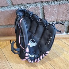 Wilson 9" T-BALL Youth Baseball Tee Ball Glove RHT WTA01RB15B59 Black / Pink