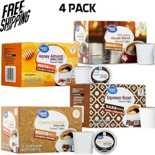 Great Value 100 Arabica Variety Pack , Ground Coffee Pods, 48 ct. 4 pk