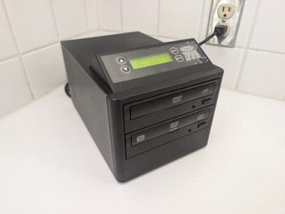 ZipSpin D121-L CD DVD R/RW Disc Duplicator Copier Recorder Burner System - Black
