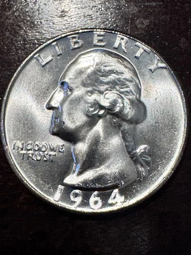 90% Silver Lot of (15) 5- 1964 BU Quarters 10- Mercury Dimes Various Years-NICE!