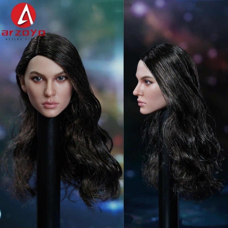 SUPER DUCK 1:6 SDH025B Russian Long Hair Head Sculpt Model Fit 12