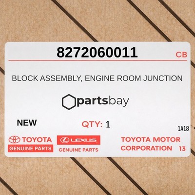 Original 2007-2021 Toyota Land Cruiser Engine Room Junction Block Assy 827206...