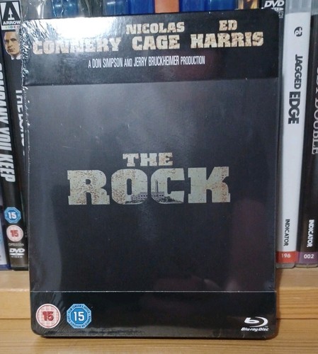 The Rock ~ Sean Connery (Limited Edition Blu-Ray Steelbook) *Sealed* Region Free