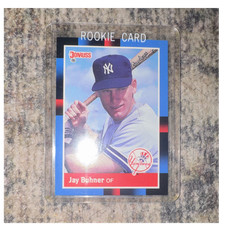 Donruss 1988 Jay Buhner #545 Rookie New York Yankees MLB Baseball Card. rookie card picture